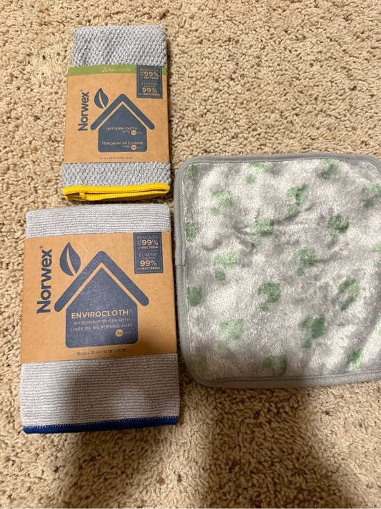 Norwex Other - Set of 3 Norwex enviro cloth, kitchen cloth and face cloth NEW